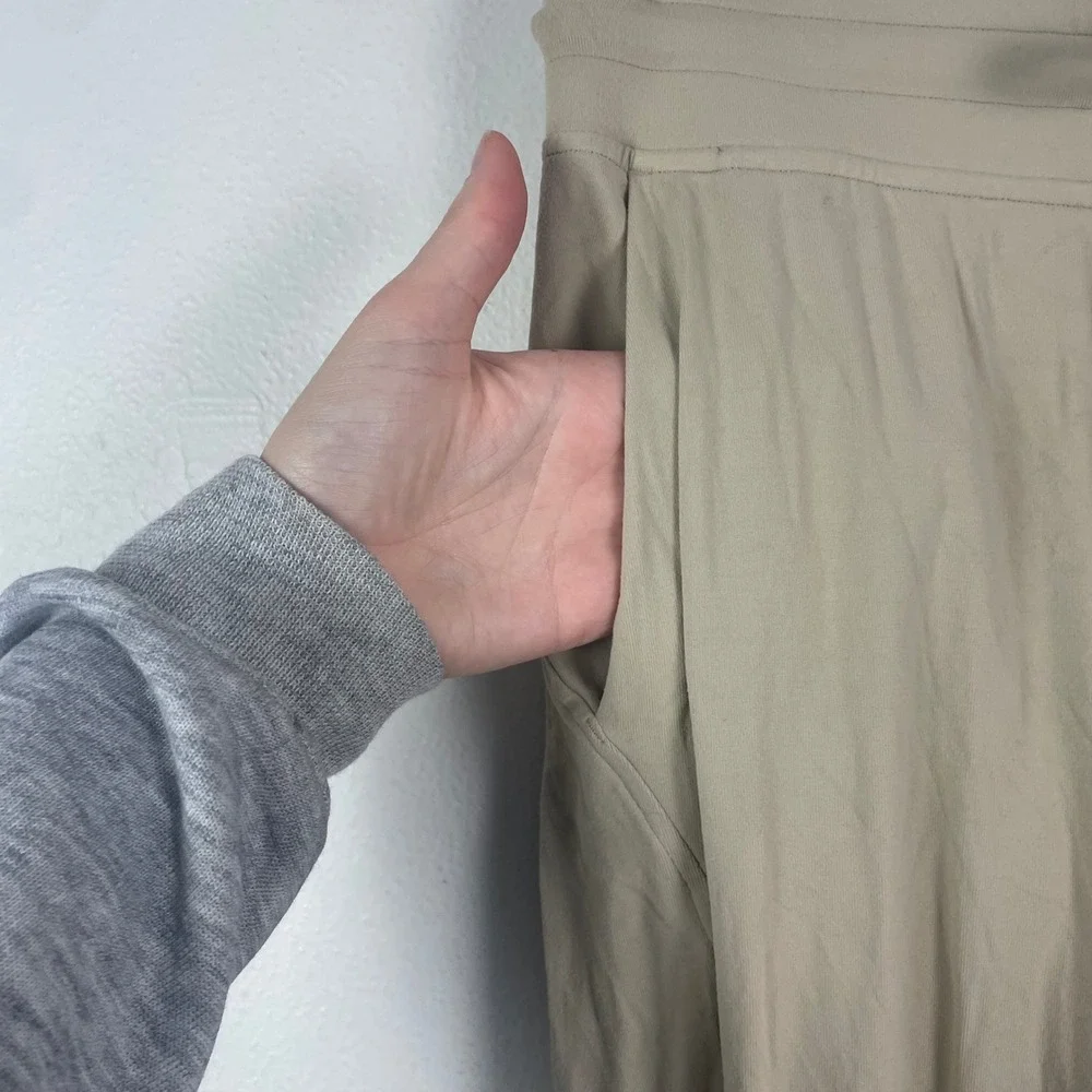 Lululemon Ready to Rulu Jogger Pants Tan Size 6 High Rise Drawstring Pockets‎